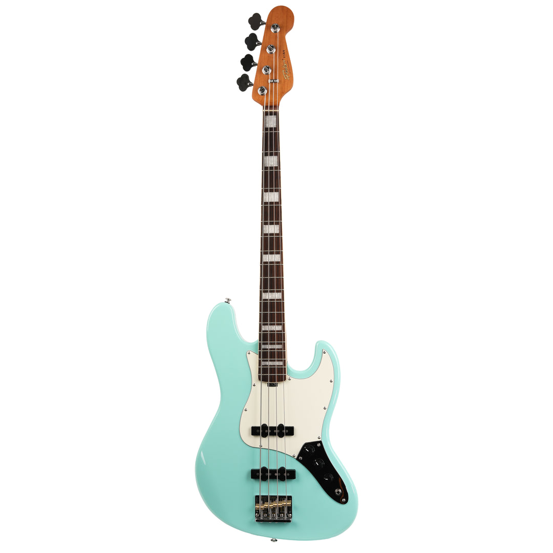 FOALS FJB6 Electric Bass | Ideal for Beginners | J-Style 4-String/5-String BASS |Dreamy Bubble Guitar Bag + Deluxe Accessories