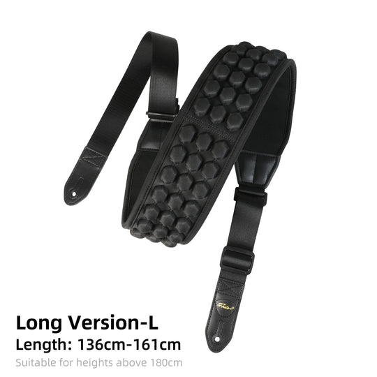 FOALS Air Cushion Guitar Strap – Thickened & Widened with Breathable Decompression Pad for Electric Guitar, Bass, and Heavy Instruments