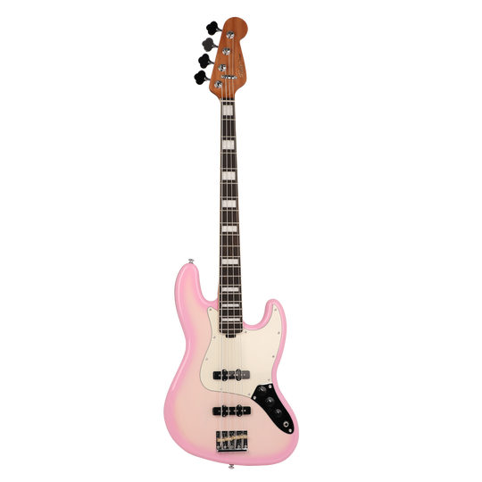 FOALS FJB6 Electric Bass | Ideal for Beginners | J-Style 4-String/5-String BASS |Dreamy Bubble Guitar Bag + Deluxe Accessories