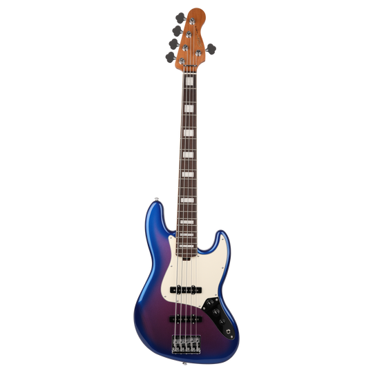 FOALS FJB6 Electric Bass | Ideal for Beginners | J-Style 4-String/5-String BASS |Dreamy Bubble Guitar Bag + Deluxe Accessories