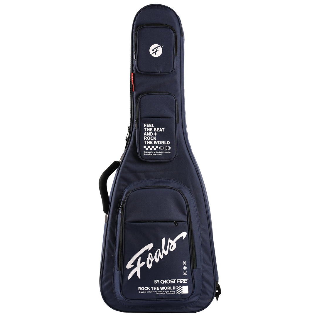 FOALS Dreamy Bubble Series Guitar Bag | Colorful Bass Guitar Case with Extra Thick Padding and Storage Space