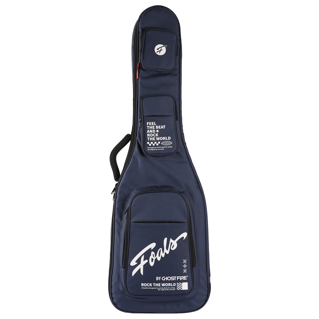 FOALS Dreamy Bubble Series Guitar Bag | Colorful Bass Guitar Case with Extra Thick Padding and Storage Space