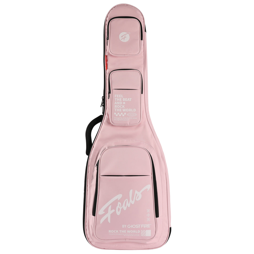 FOALS Dreamy Bubble Series Guitar Bag | Colorful Bass Guitar Case with Extra Thick Padding and Storage Space