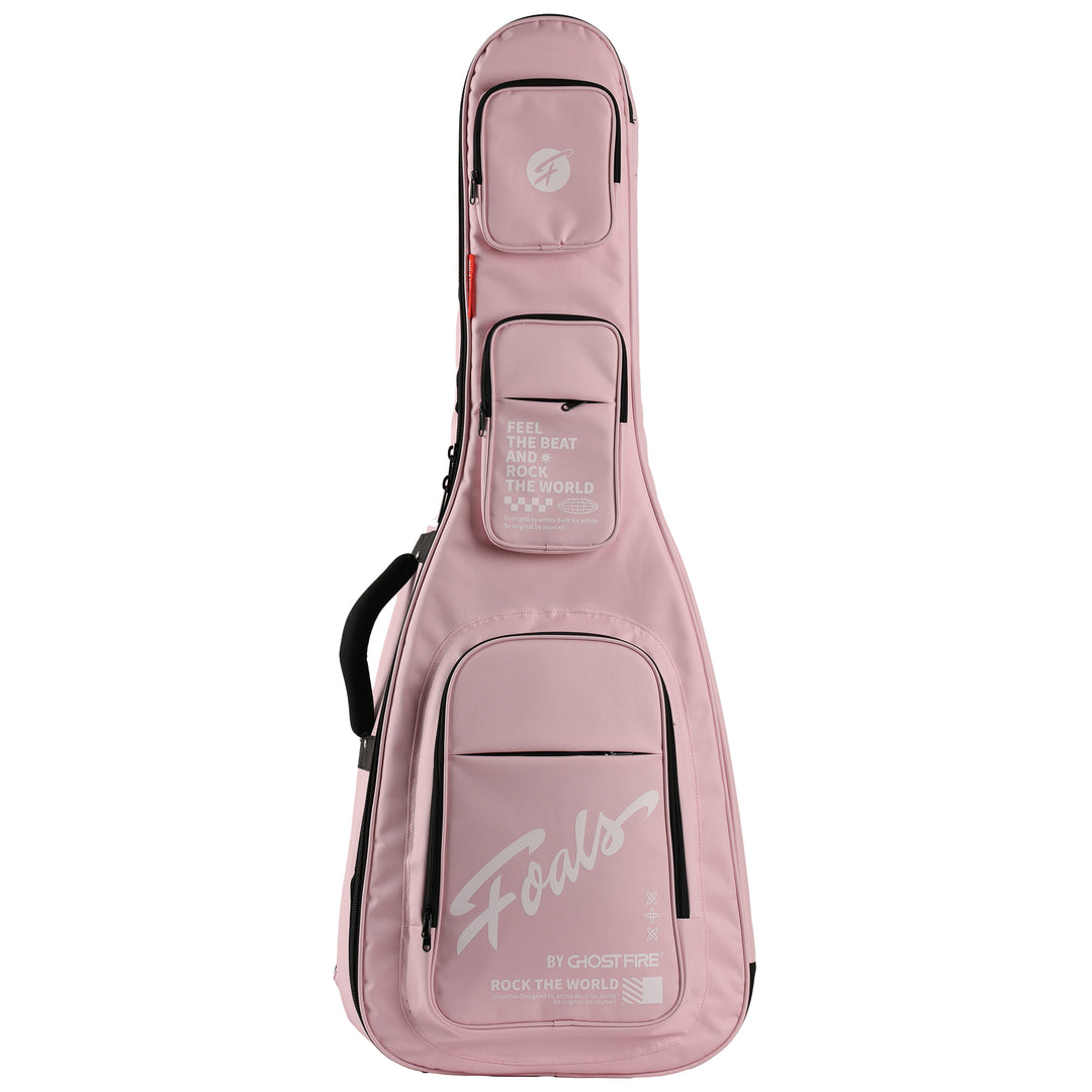 FOALS Dreamy Bubble Series Guitar Bag | Colorful Bass Guitar Case with Extra Thick Padding and Storage Space