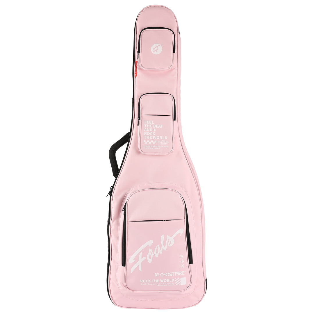 FOALS Dreamy Bubble Series Guitar Bag | Colorful Bass Guitar Case with Extra Thick Padding and Storage Space
