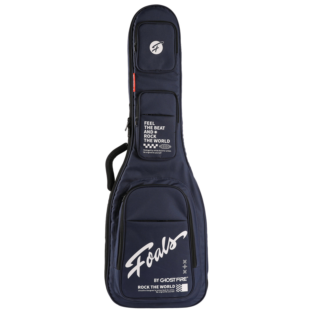 FOALS Dreamy Bubble Series Guitar Bag | Colorful Bass Guitar Case with Extra Thick Padding and Storage Space