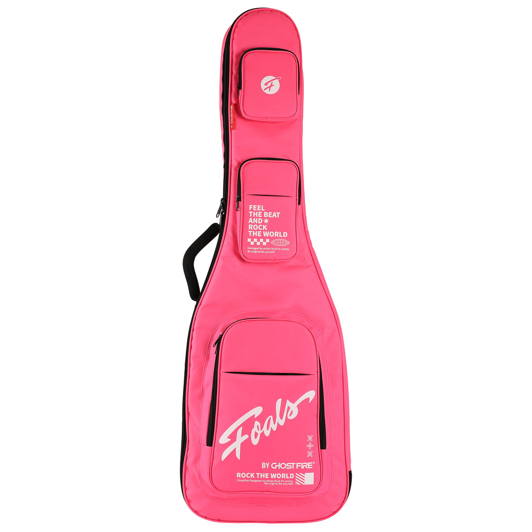 FOALS Dreamy Bubble Series Guitar Bag | Colorful Bass Guitar Case with Extra Thick Padding and Storage Space