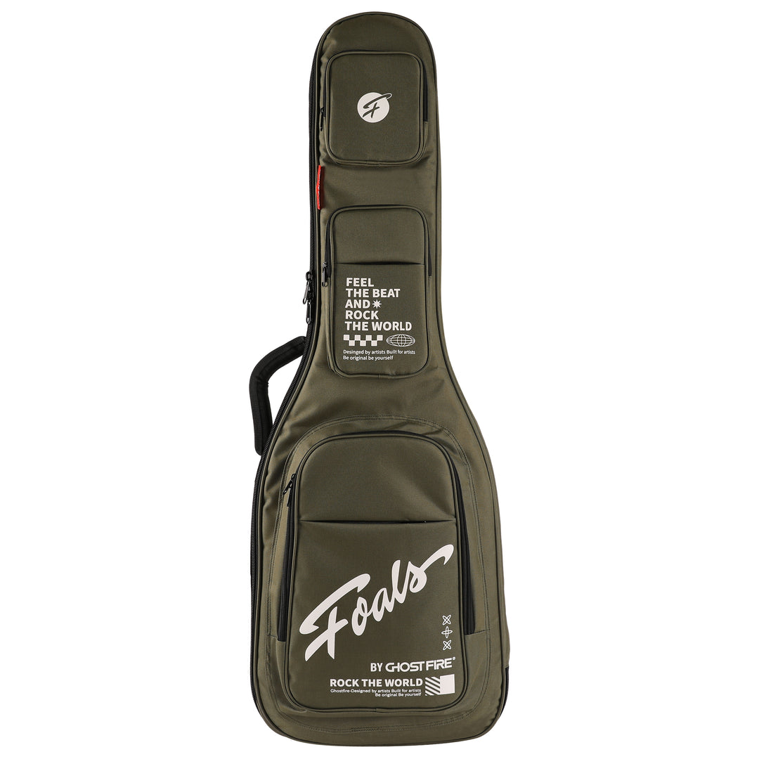 FOALS Dreamy Bubble Series Guitar Bag | Colorful Bass Guitar Case with Extra Thick Padding and Storage Space