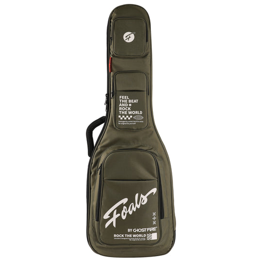 FOALS Dreamy Bubble Series Guitar Bag | Colorful Bass Guitar Case with Extra Thick Padding and Storage Space