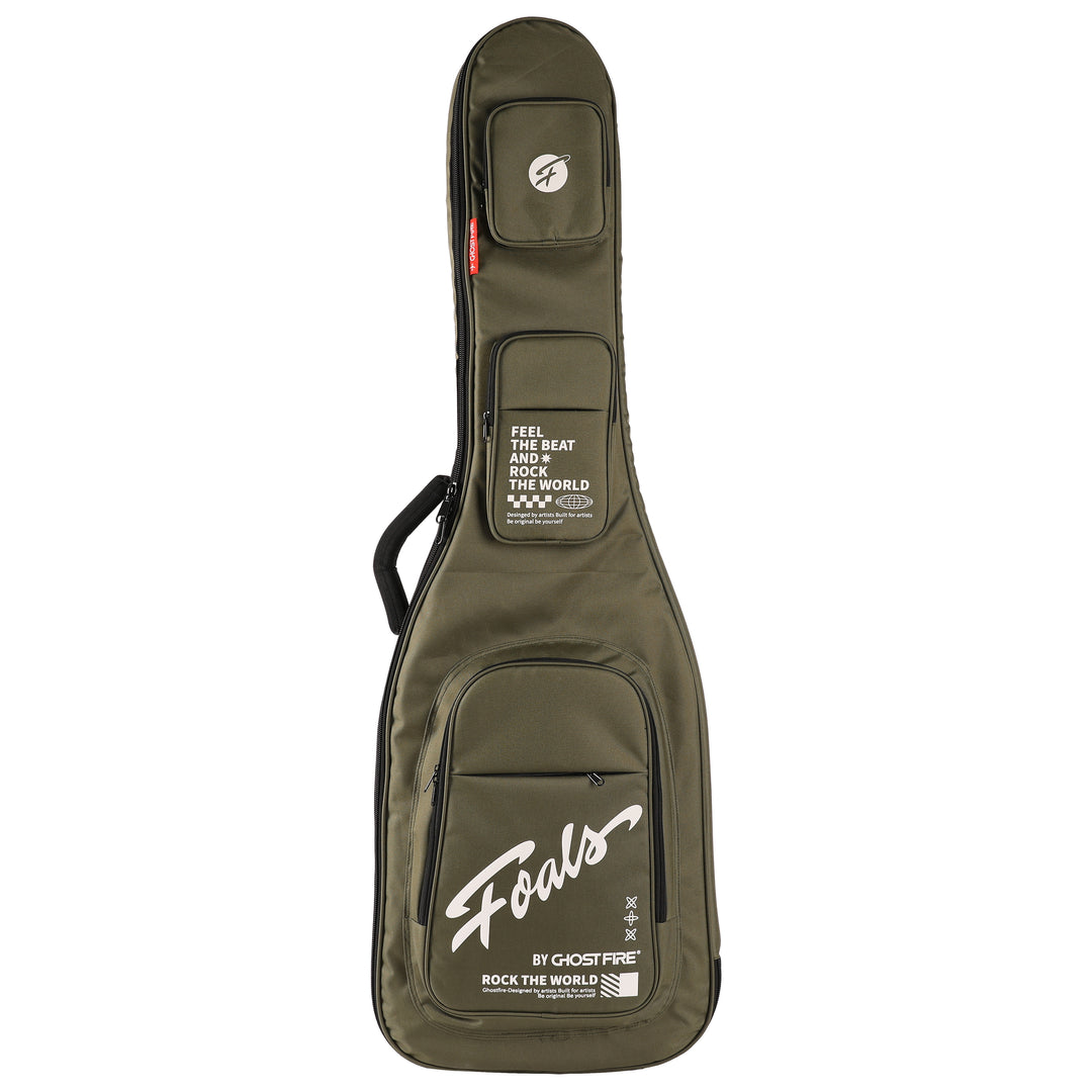 FOALS Dreamy Bubble Series Guitar Bag | Colorful Bass Guitar Case with Extra Thick Padding and Storage Space