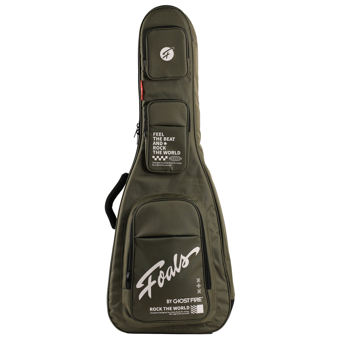 FOALS Dreamy Bubble Series Guitar Bag | Colorful Bass Guitar Case with Extra Thick Padding and Storage Space