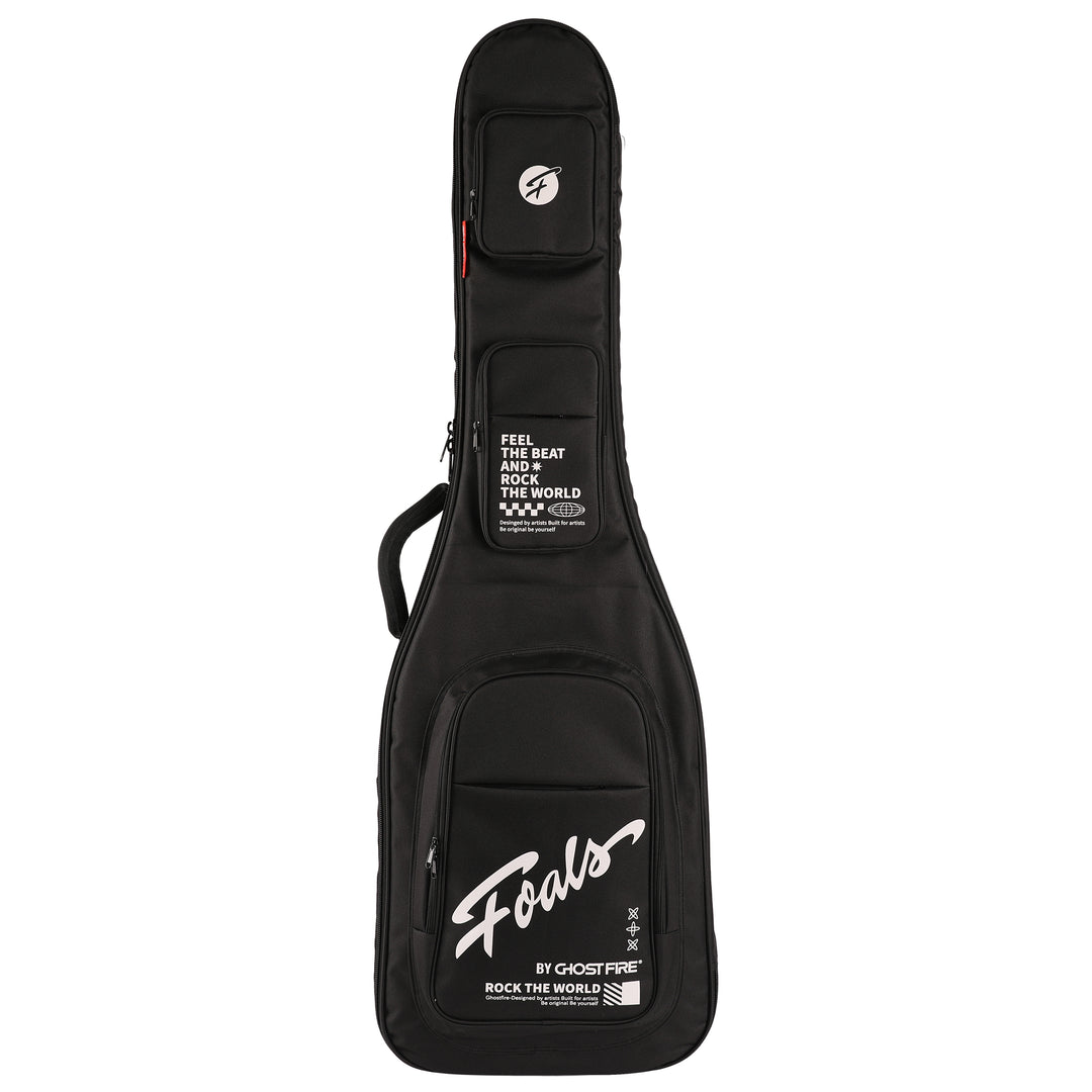 FOALS Dreamy Bubble Series Guitar Bag | Colorful Bass Guitar Case with Extra Thick Padding and Storage Space