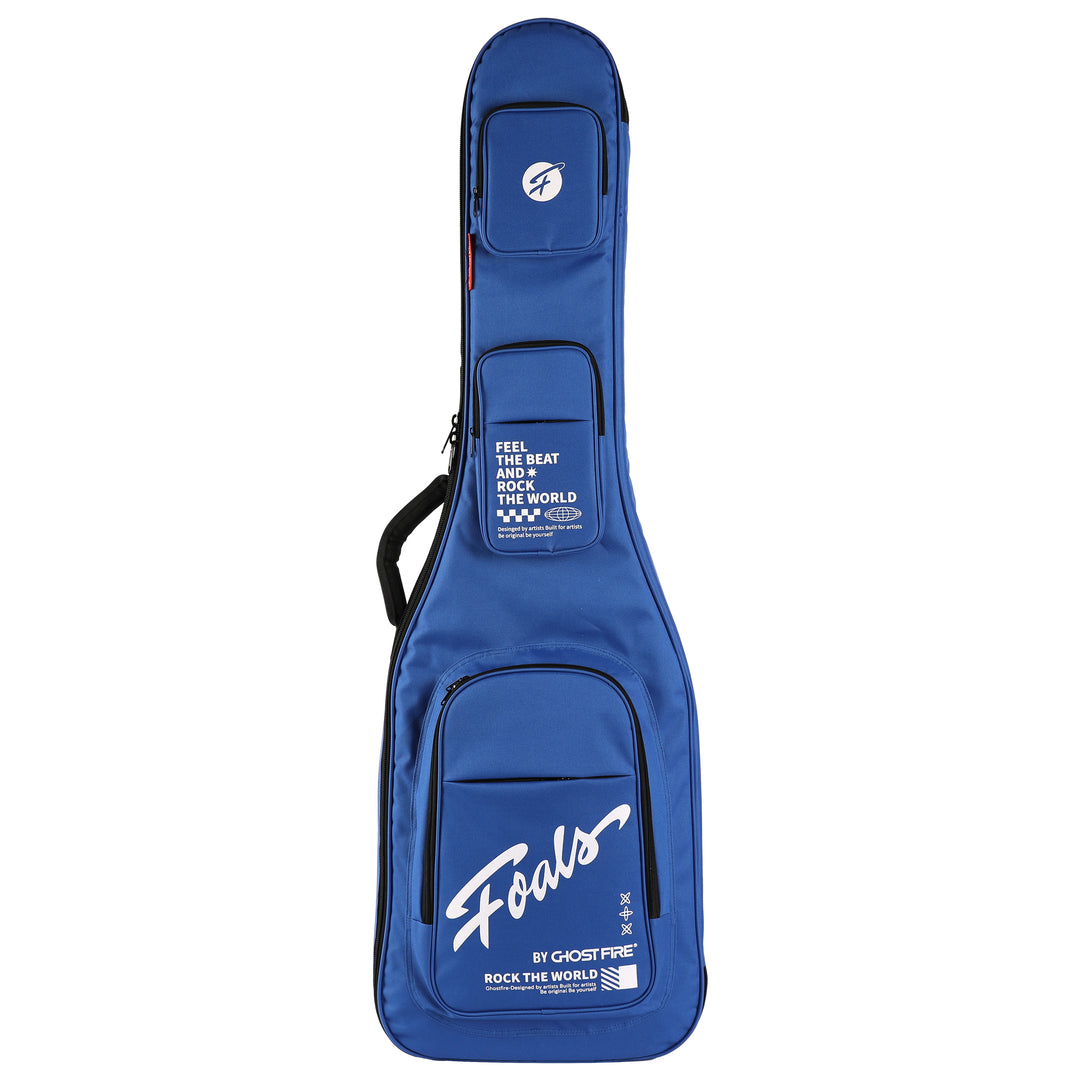 FOALS Dreamy Bubble Series Guitar Bag | Colorful Bass Guitar Case with Extra Thick Padding and Storage Space