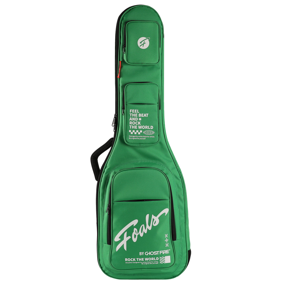 FOALS Dreamy Bubble Series Guitar Bag | Colorful Bass Guitar Case with Extra Thick Padding and Storage Space