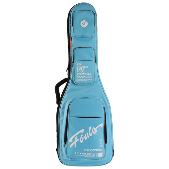 FOALS Dreamy Bubble Series Guitar Bag | Colorful Bass Guitar Case with Extra Thick Padding and Storage Space