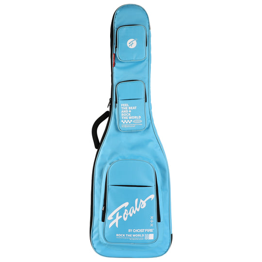 FOALS Dreamy Bubble Series Guitar Bag | Colorful Bass Guitar Case with Extra Thick Padding and Storage Space