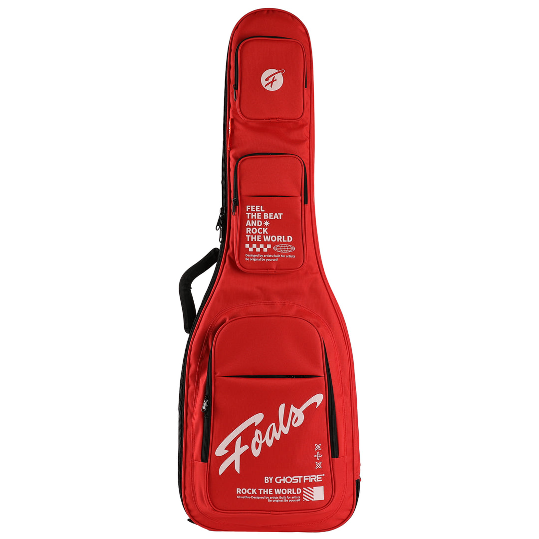 FOALS Dreamy Bubble Series Guitar Bag | Colorful Bass Guitar Case with Extra Thick Padding and Storage Space