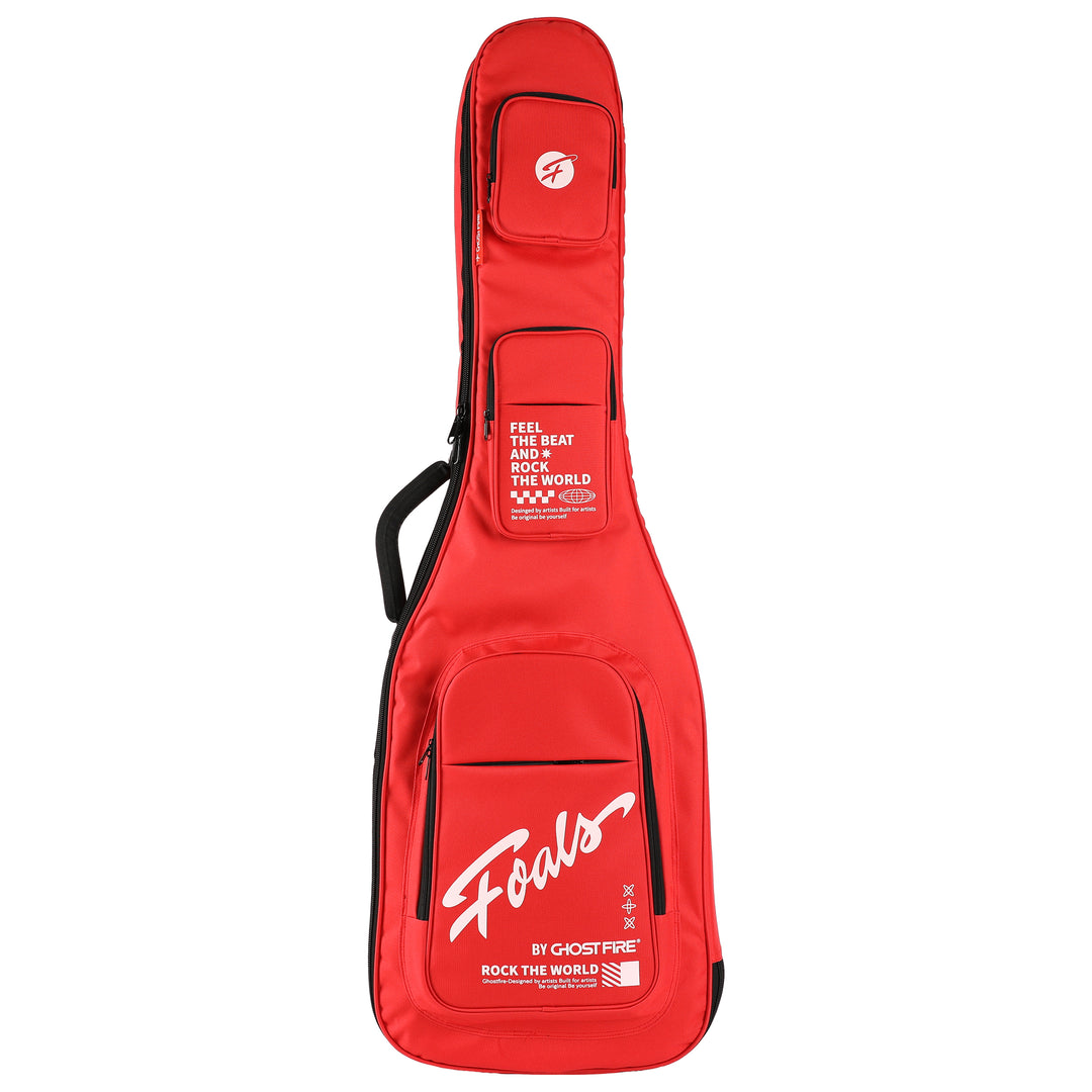 FOALS Dreamy Bubble Series Guitar Bag | Colorful Bass Guitar Case with Extra Thick Padding and Storage Space