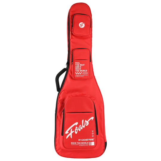 FOALS Dreamy Bubble Series Guitar Bag | Colorful Bass Guitar Case with Extra Thick Padding and Storage Space