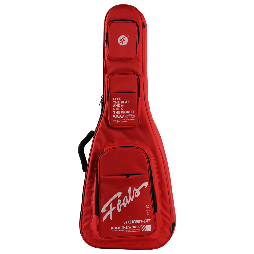 FOALS Dreamy Bubble Series Guitar Bag | Colorful Bass Guitar Case with Extra Thick Padding and Storage Space