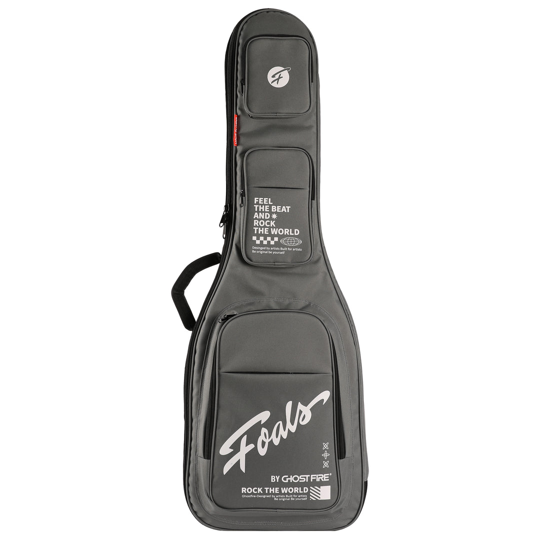 FOALS Dreamy Bubble Series Guitar Bag | Colorful Bass Guitar Case with Extra Thick Padding and Storage Space