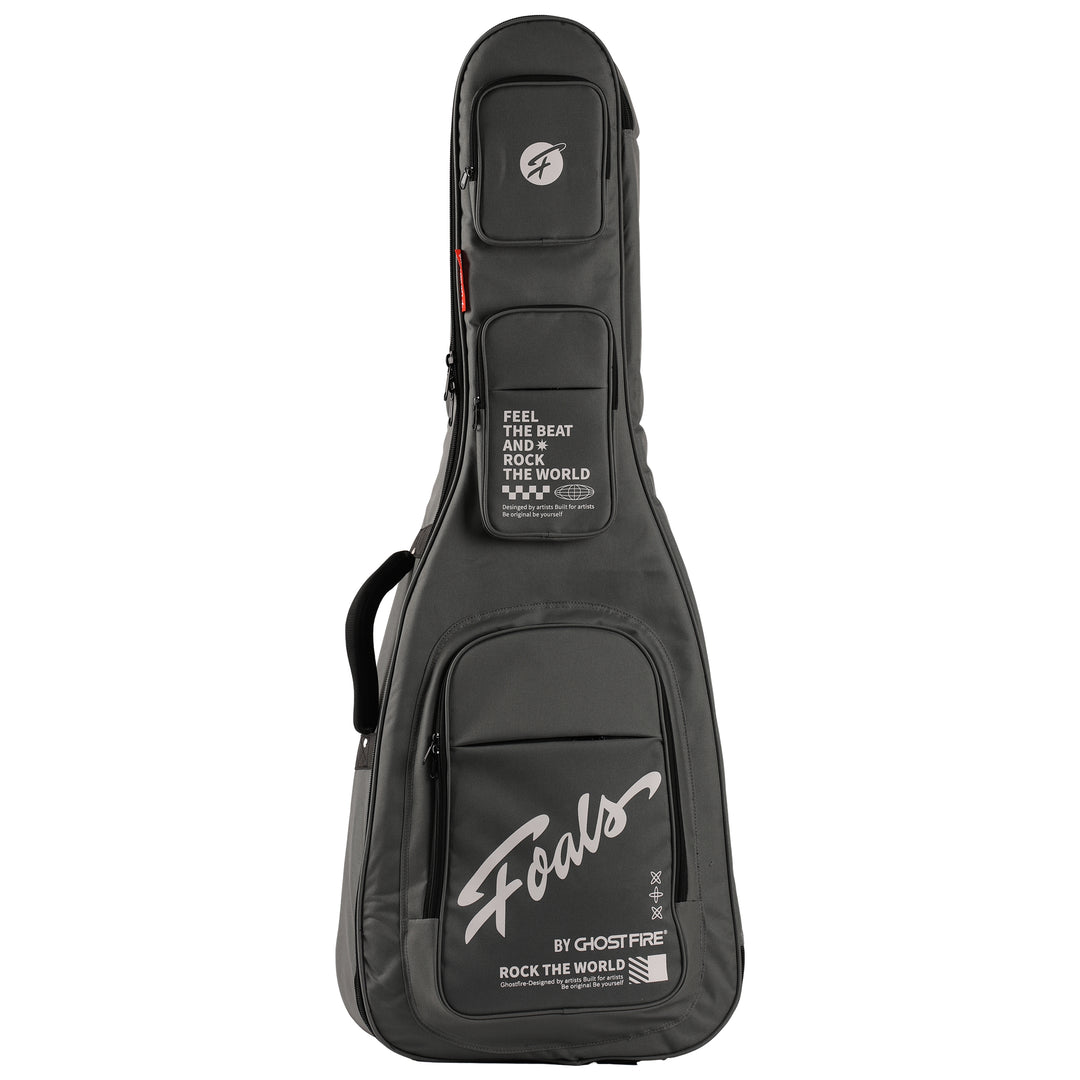 FOALS Dreamy Bubble Series Guitar Bag | Colorful Bass Guitar Case with Extra Thick Padding and Storage Space