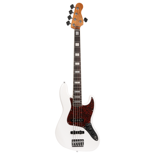 FOALS FJB6 Electric Bass | Ideal for Beginners | J-Style 4-String/5-String BASS |Dreamy Bubble Guitar Bag + Deluxe Accessories