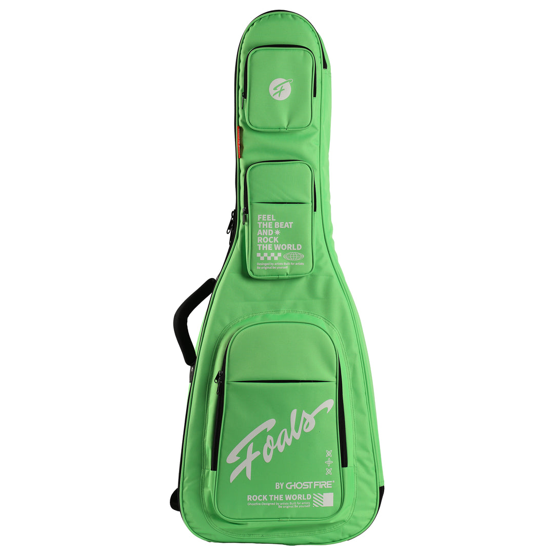 FOALS Dreamy Bubble Series Guitar Bag | Colorful Bass Guitar Case with Extra Thick Padding and Storage Space
