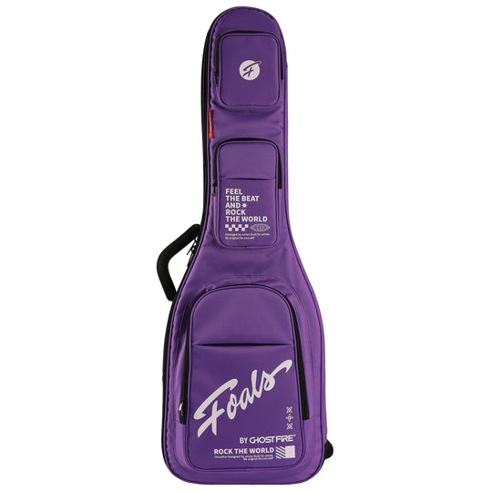 FOALS Dreamy Bubble Series Guitar Bag | Colorful Bass Guitar Case with Extra Thick Padding and Storage Space