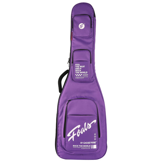 FOALS Dreamy Bubble Series Guitar Bag | Colorful Bass Guitar Case with Extra Thick Padding and Storage Space