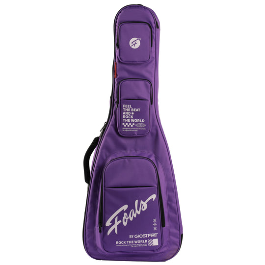 FOALS Dreamy Bubble Series Guitar Bag | Colorful Bass Guitar Case with Extra Thick Padding and Storage Space