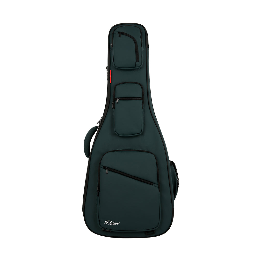 FOALS Armor Series Electric Guitar Travel Case with Wheels | Heavy-Duty Protective Gig Bag TSA lock