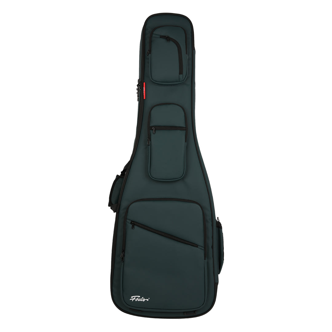 FOALS Armor Series Dual Bass Guitar Case with Wheels | Heavy-Duty Double Bass Gig Bag