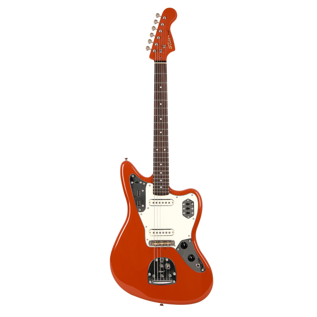 FOALS FJG7 Offset Electric Guitar – Classic Jaguar-Style Design, Dual-Pickup Configuration
