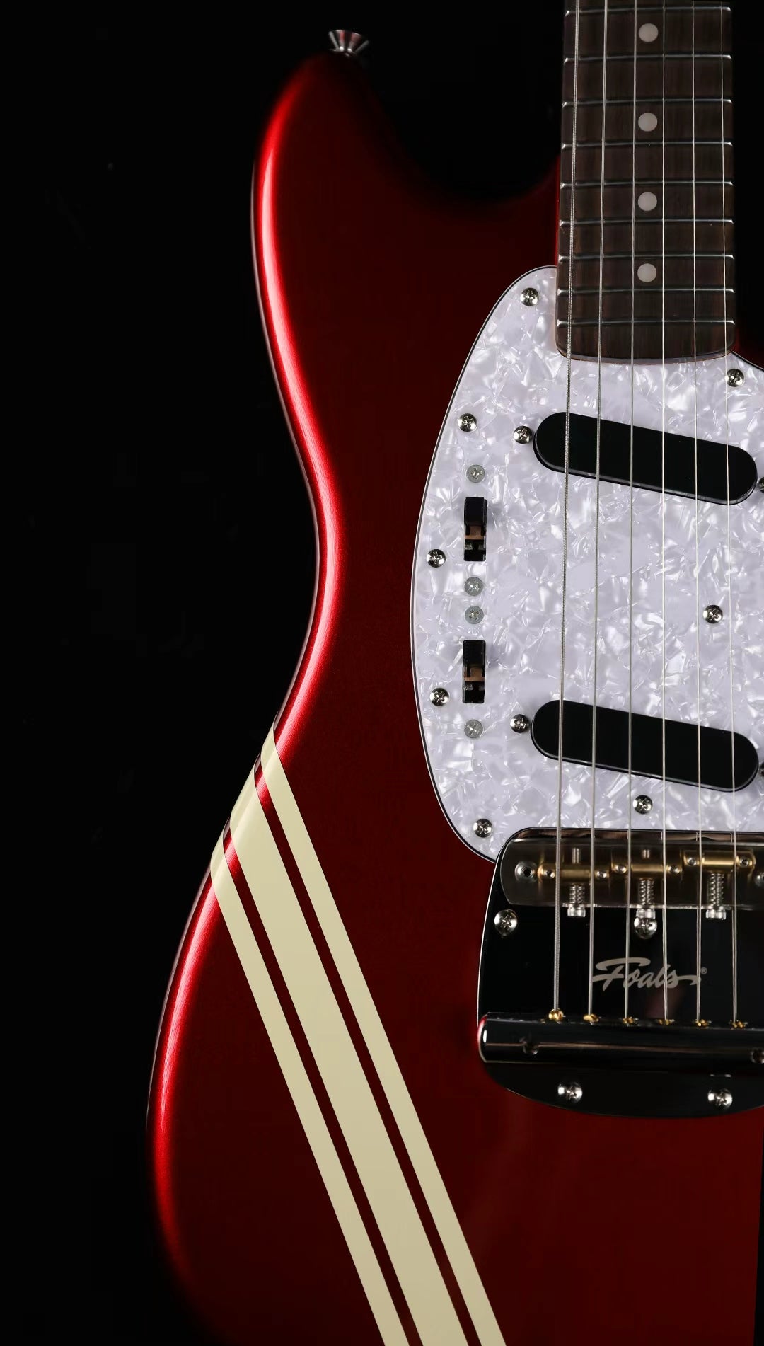 FOALS Competition Stripe Guitar PVC Decal | Peel & Stick Racing Stripe Sticker