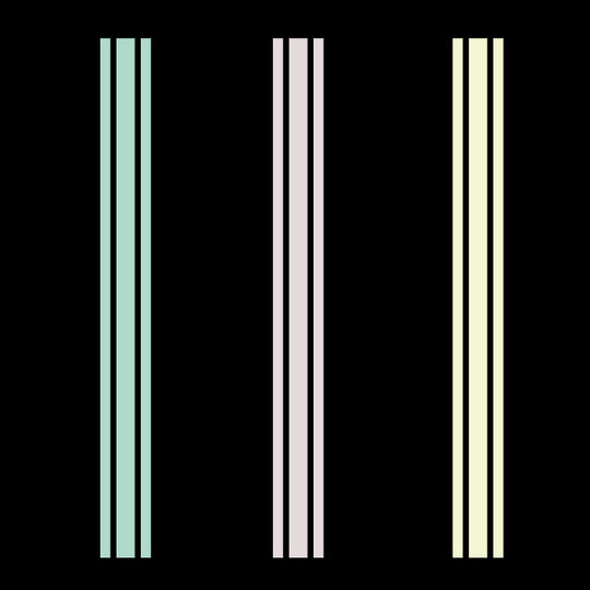 FOALS Competition Stripe Guitar PVC Decal | Peel & Stick Racing Stripe Sticker