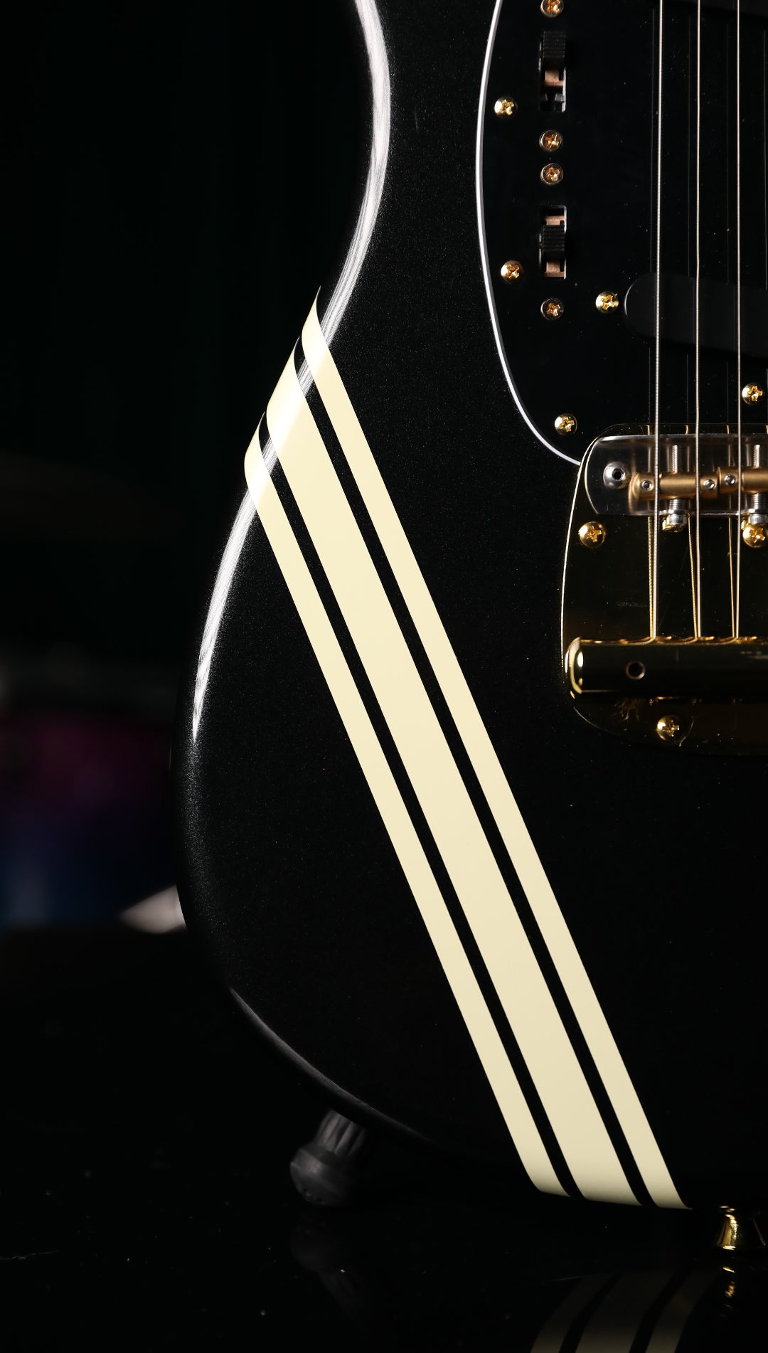 FOALS Competition Stripe Guitar PVC Decal | Peel & Stick Racing Stripe Sticker