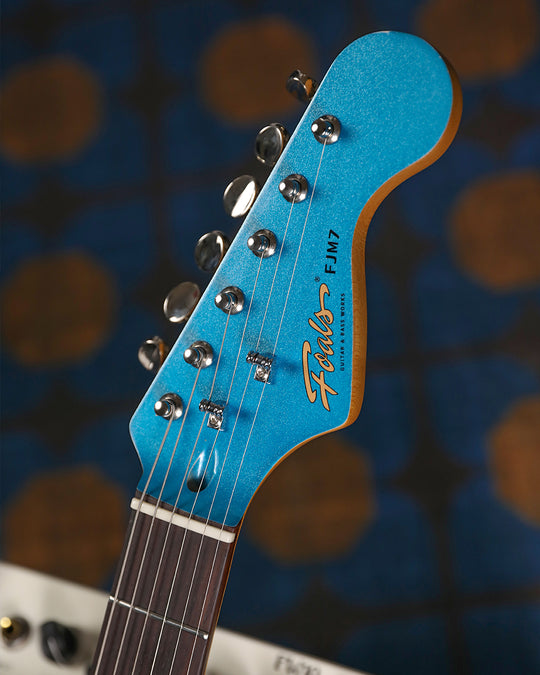 FOALS FJM7-MAX Offset Electric Guitar – Black Aluminum Pickguard | Autumn Special Edition