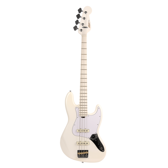 FOALS FJB5 Electric Bass Guitar | J-Style 4-String Bass for Beginners with Dream Bubble Gig Bag