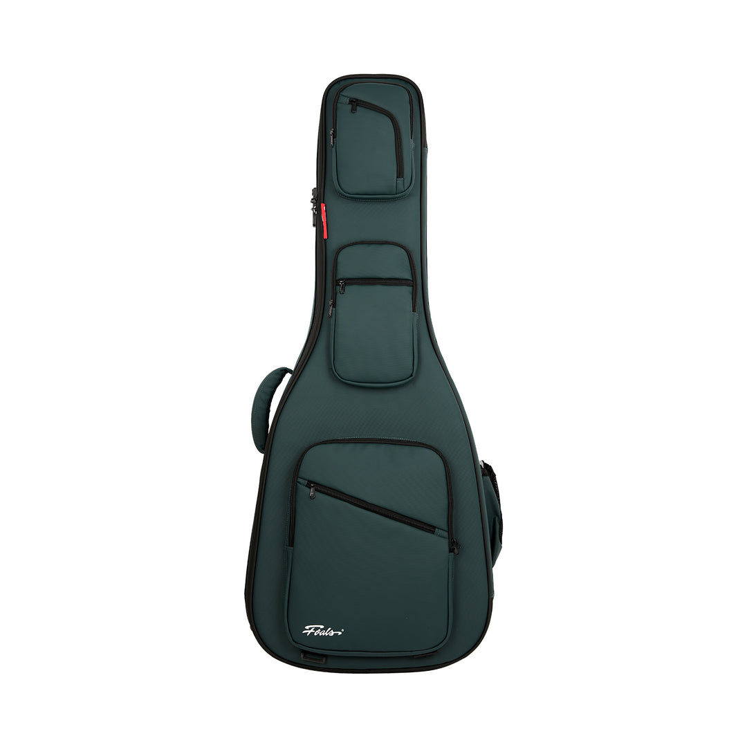 FOALS Armor Series Electric Guitar Travel Case with Wheels | Heavy-Duty Protective Gig Bag TSA lock