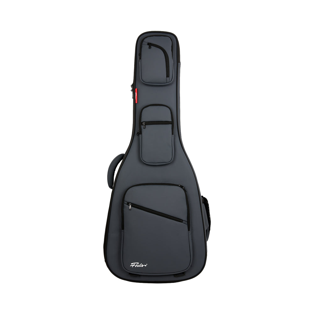 FOALS Armor Series Jazz Guitar Case with Wheels | Heavy-Duty 335 Travel Gig Bag
