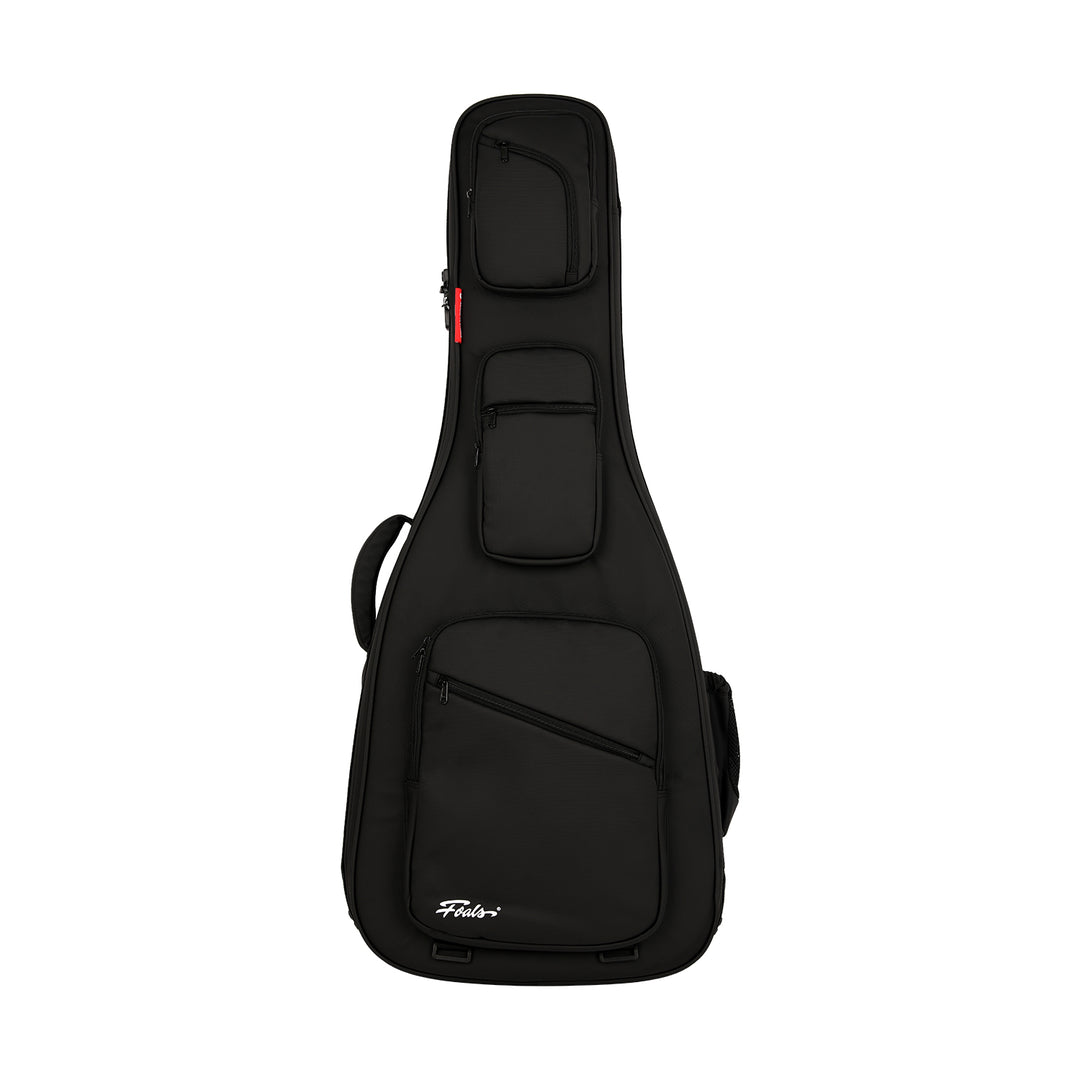 FOALS Armor Series Electric Guitar Travel Case with Wheels | Heavy-Duty Protective Gig Bag TSA lock