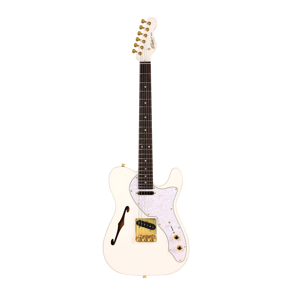 Foals FT7 T-Style Electric Guitar – 22 Fret Hollow Beginner to Pro Instrument with Vintage Tone & Locking Tuners