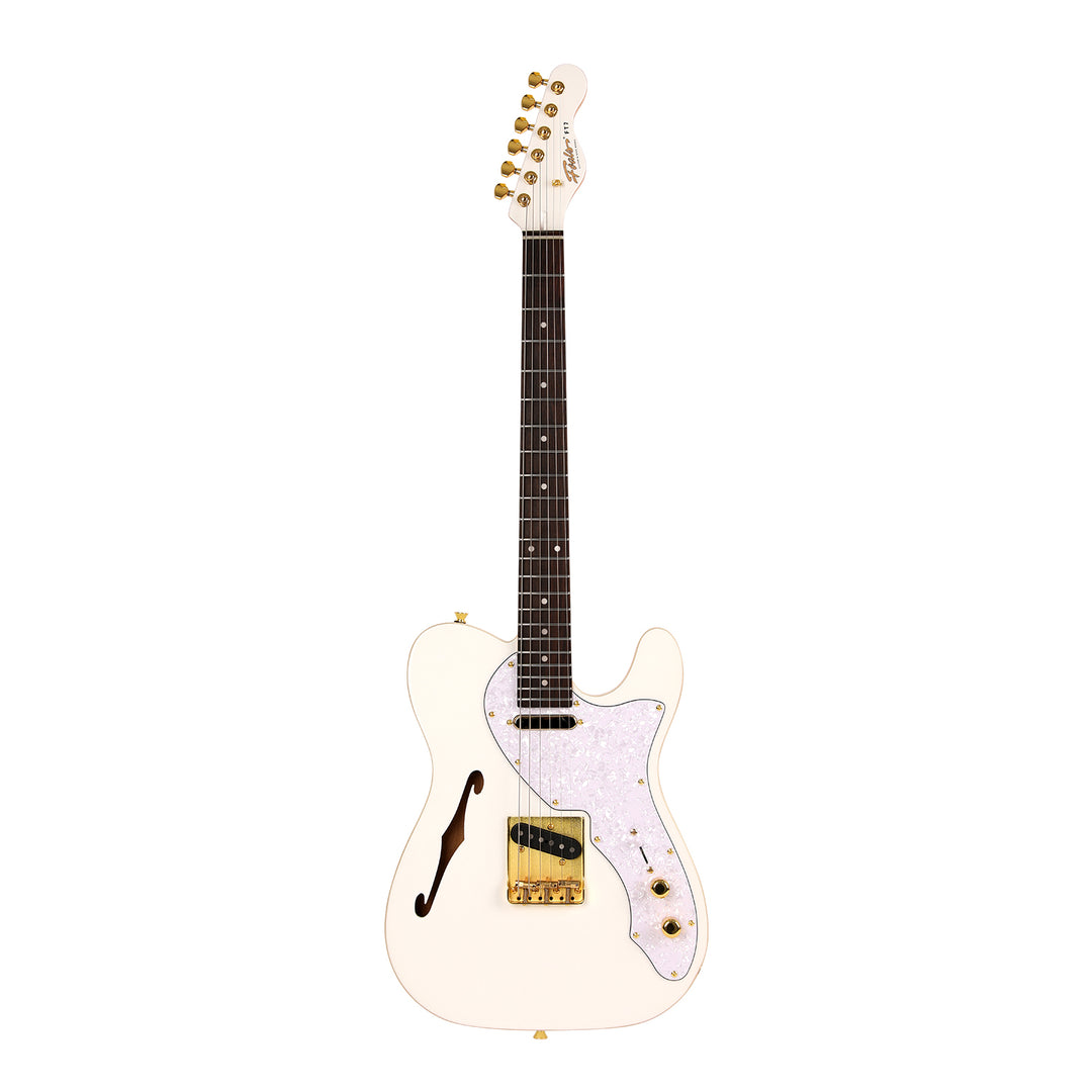 Foals FT7 T-Style Electric Guitar – 22 Fret Hollow Beginner to Pro Instrument with Vintage Tone & Locking Tuners