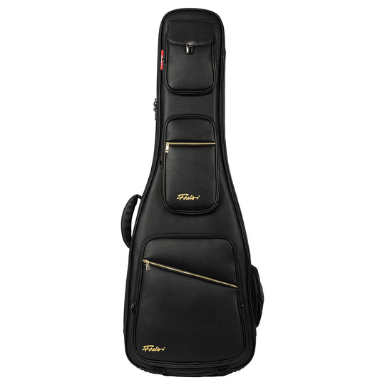 FOALS Master Series Premium Bass Guitar Gig Bag | 360° Reinforced Protective Case with Detachable Wheels