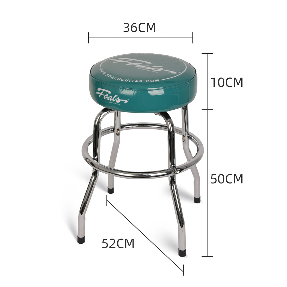 FOALS Adjustable Electric Guitar Stool - Ergonomic Practice Chair for Guitar Playing, Elevated Single Seat for Performance and Instrument Practice