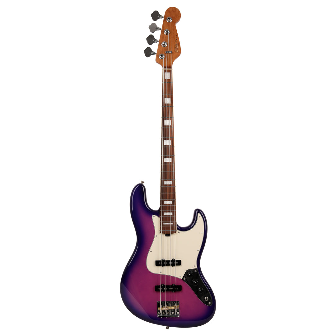 FOALS FJB6 Electric Bass | Ideal for Beginners | J-Style 4-String/5-String BASS |Dreamy Bubble Guitar Bag + Deluxe Accessories