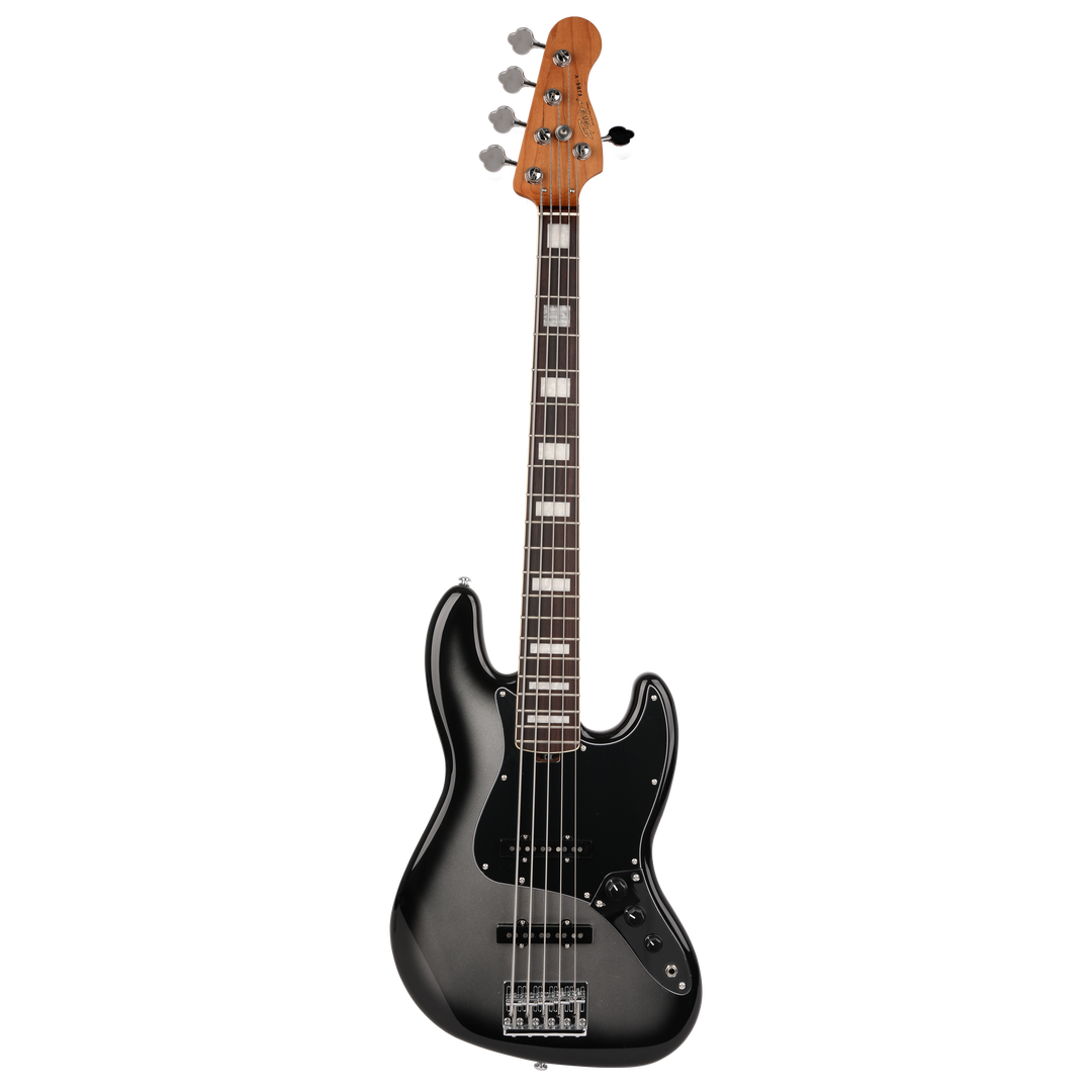 FOALS FJB6 エレクトリックベース | 初心者に最適 | Jスタイル 4弦/5弦ベース | 夢のようなバブルギターバッグ + デラックスアクセサリー