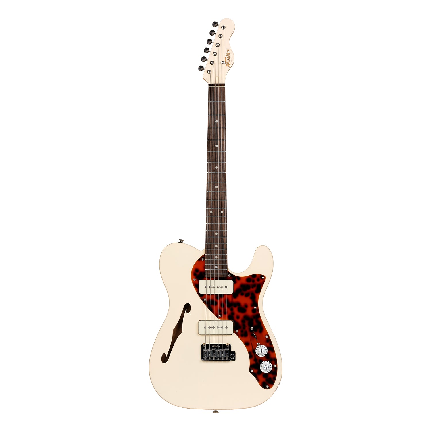 Diamond Master Color Case FOALS FT7-P90 Semi-Hollow Electric Guitar with P90-Style Pickups ...