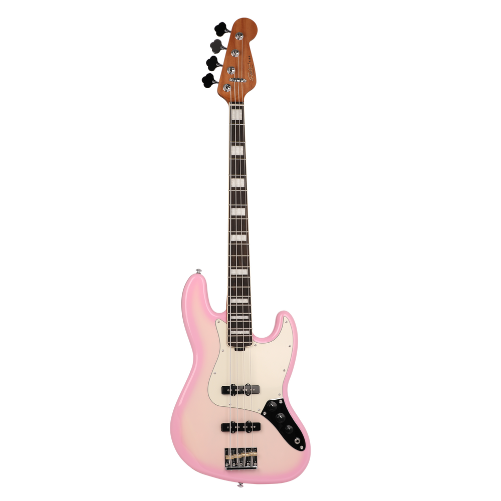 FOALS FJB6 Electric Bass | Ideal for Beginners | J-Style 4-String/5-String BASS |Dreamy Bubble Guitar Bag + Deluxe Accessories